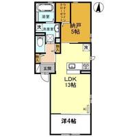 大阪府堺市東区日置荘西町7(アパート)の賃貸物件の間取り