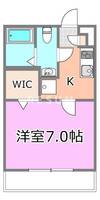 千葉県千葉市中央区新千葉3(アパート)の賃貸物件の間取り