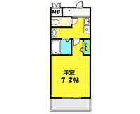 大阪府大阪市此花区西九条3(マンション)の賃貸物件の間取り