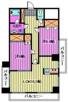 V.I.P.ROYAL氷川台の間取り