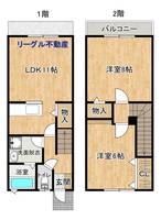 群馬県高崎市箕郷町柏木沢(一戸建)の賃貸物件の間取り