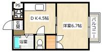 パステル中央の間取り
