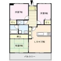 物件の間取り画像
