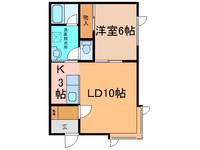 コーポフラワーI.II.IIIの間取り