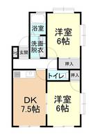 ハイツMIAKEの間取り