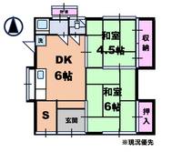 岡山県倉敷市中畝2(一戸建)の賃貸物件の間取り