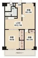 東京都江東区豊洲5(マンション)の賃貸物件の間取り