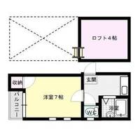 クレセント百道東IIの間取り