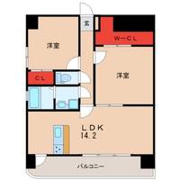 熊本県熊本市南区近見4(マンション)の賃貸物件の間取り