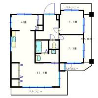 神奈川県横浜市港南区下永谷3(マンション)の賃貸物件の間取り