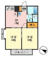 東京都葛飾区高砂6(アパート)の賃貸物件の間取り