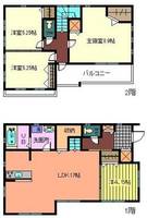 埼玉県さいたま市桜区西堀2(一戸建)の賃貸物件の間取り