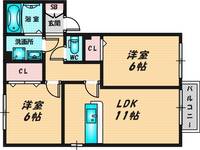 エーデルハイム A棟の間取り