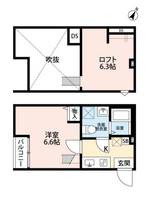 埼玉県所沢市弥生町(アパート)の賃貸物件の間取り
