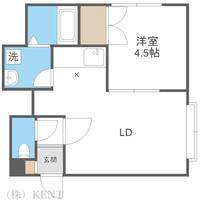 Urizun Apt.の間取り