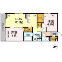 ブランネージュ中川 A棟の間取り