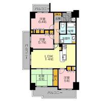 物件の間取り画像