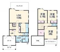 物件の間取り画像
