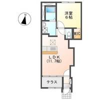 茨城県ひたちなか市大字高場(アパート)の賃貸物件の間取り