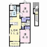 グランメール Iの間取り