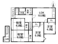 京都府宇治市莵道東隼上り(一戸建)の賃貸物件の間取り