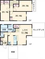 物件の間取り画像