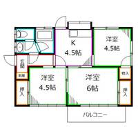 東京都国分寺市富士本1(一戸建)の賃貸物件の間取り