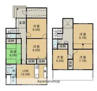 茨城県土浦市桜町3(一戸建)の賃貸物件の間取り