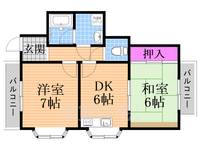 ハイツ北村の間取り