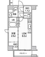 シーズンフラッツ新高円寺の間取り
