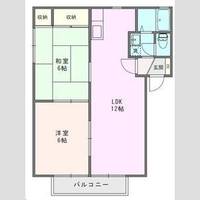 シャルマン瀬戸Aの間取り