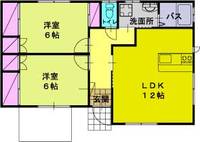 群馬県伊勢崎市連取元町(一戸建)の賃貸物件の間取り