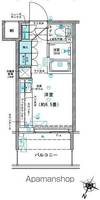 東京都北区赤羽南2(マンション)の賃貸物件の間取り