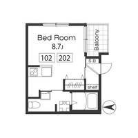 ラディーチェ東が丘の間取り