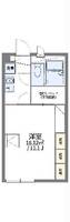 レオパレスメルベーユの間取り