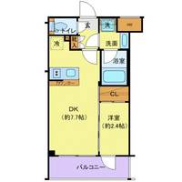 東京都新宿区大久保1(マンション)の賃貸物件の間取り