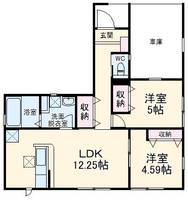 物件の間取り画像