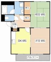 滋賀県彦根市小泉町(アパート)の賃貸物件の間取り