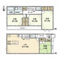 東京都練馬区谷原5(一戸建)の賃貸物件の間取り