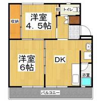 ビレッジハウス牛窓 1号棟の間取り