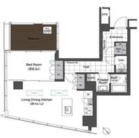 スカイハウス浜離宮の間取り
