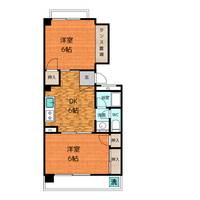 京田レジデンスの間取り