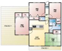 物件の間取り画像