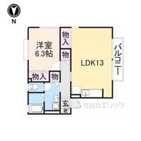 ベェルヴィジュールB棟の間取り