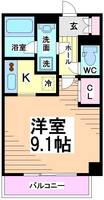 東京都杉並区方南1(マンション)の賃貸物件の間取り