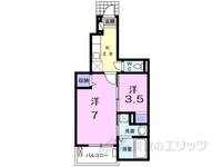 フロール南彦根の間取り