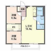 物件の間取り画像
