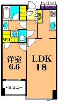 東京都品川区大井1(マンション)の賃貸物件の間取り