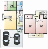 高知県高知市竹島町(一戸建)の賃貸物件の間取り