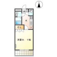 熊本県熊本市南区富合町南田尻(アパート)の賃貸物件の間取り